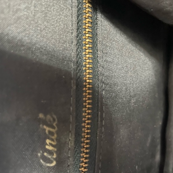 Vintage Ande’ Black Satin Evening Bag Fancy Clasp - Picture 4 of 6